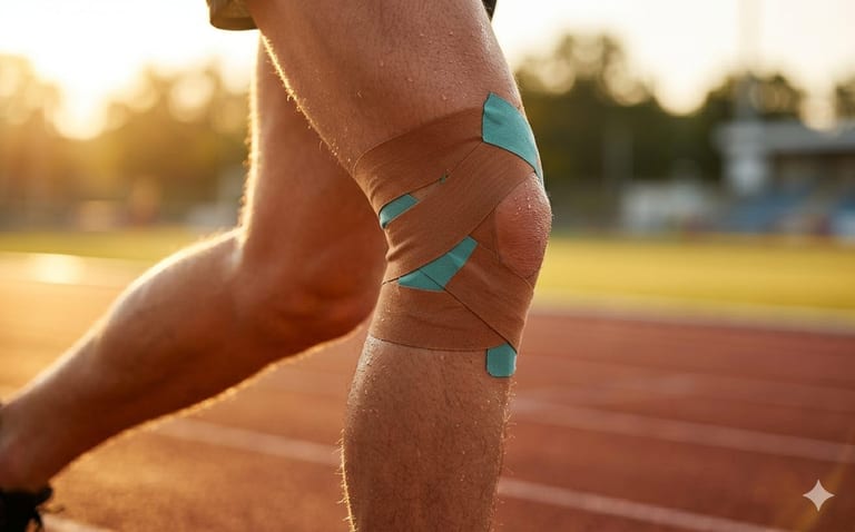 Athlete grasping knee after ACL injury during sport